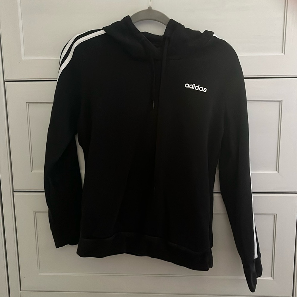 Classic Black Adidas Hoodie